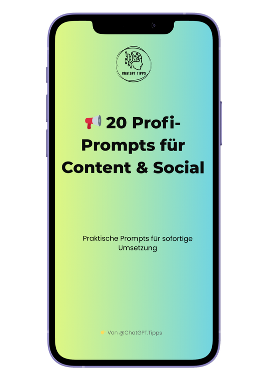 📢 20 Profi-Prompts für Content & Social:
